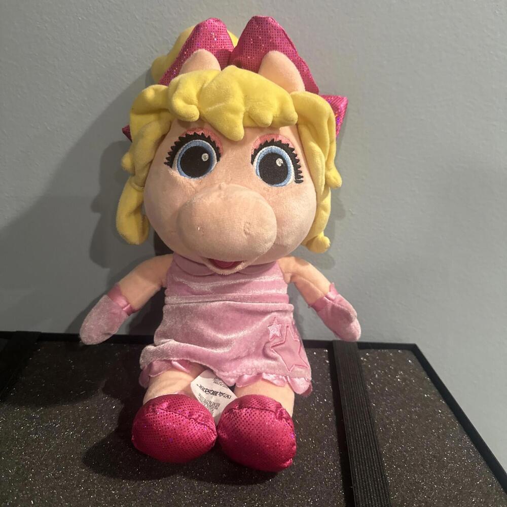 Miss Piggy Disney Store Muppet Babies 14” Plush Toy Stuffed Animal Muppets
